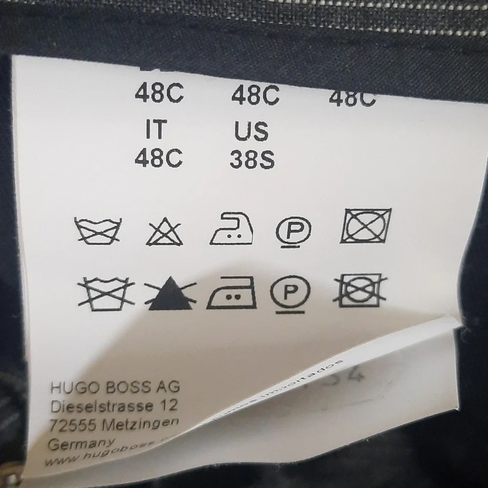 Hugo Boss pant length